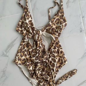 Aerie wrap one piece swimsuit